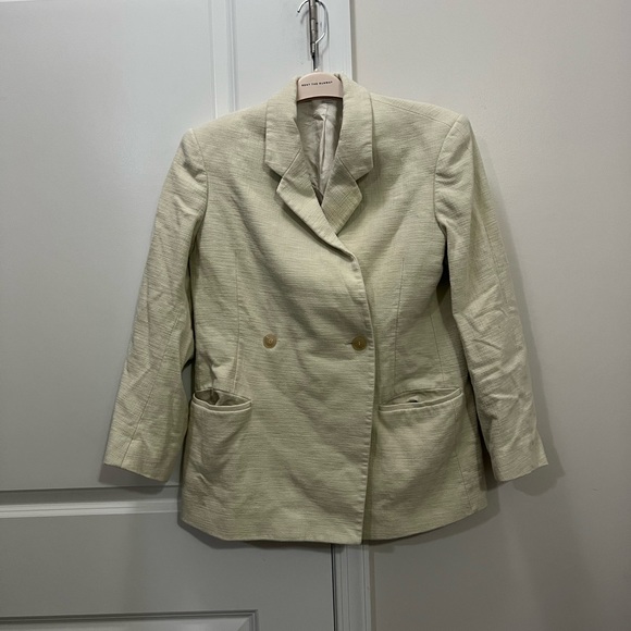Totême Cream Loreo Blazer Size XS $730 - Picture 2 of 6